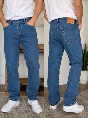 Levi’s 516 Straight Leg Jeans NWT 34x32 100% Cotton Classic Blue Denim